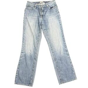 L.L.Bean Classic Fit Jeans Women's 6 Regular Straight Leg Faded Wash Classic Fit